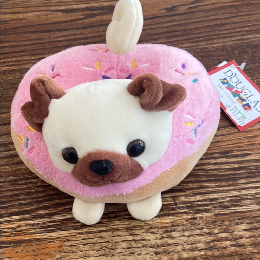 Douglas Pug Donut Macaroon Plush